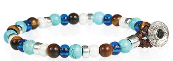 Armband Gerba Herr Lab6mm in Halbedelsteine ART131 - ART131